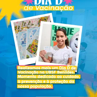 Dia D de Vacinação na UBSF Benildes!