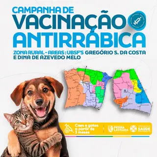 Campanha de Vacinação Antirrábica!
