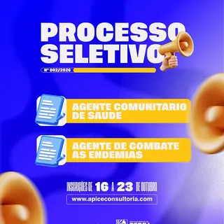 📢 ATENÇÃO, PEDRA LAVRADA! ESTÃO ABERTAS AS INSCRIÇÕES PARA PROCESSO SELETIVO!