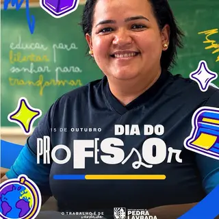 15 de outubro – Dia do Professor! 💛