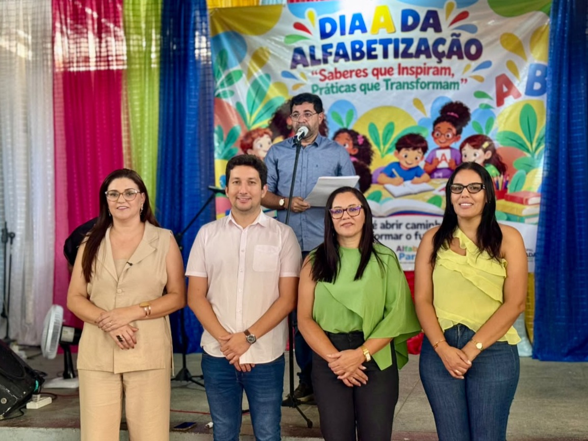 Dia A da Alfabetização reúne escolas e comunidade em Pedra Lavrada