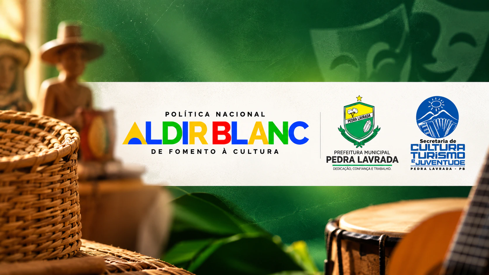 Pedra Lavrada convoca suplentes para habilitação em edital da Política Nacional Aldir Blanc