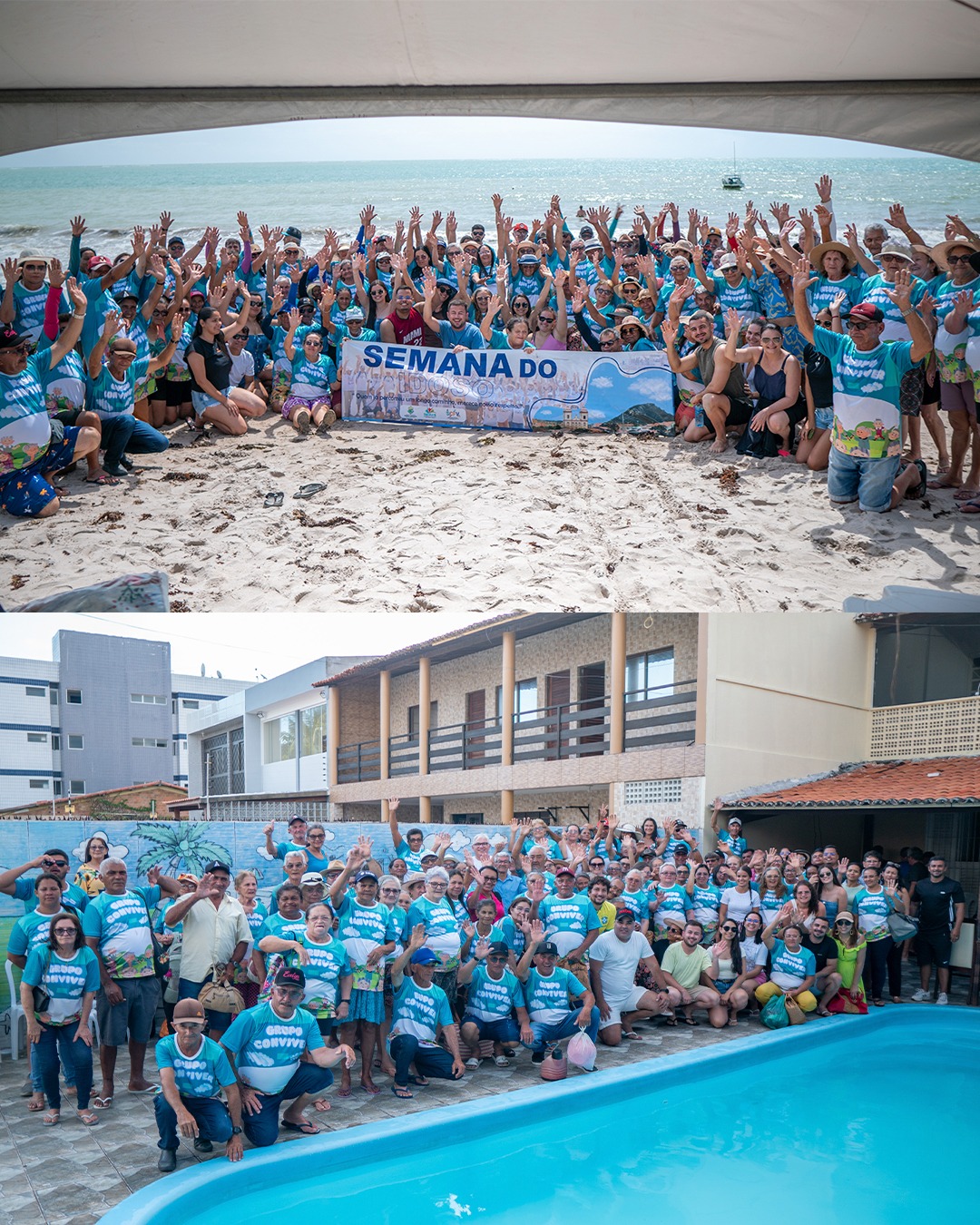 Prefeitura Municipal de Pedra Lavrada promove dia de lazer para idosos do Grupo Conviver em João Pessoa-PB